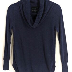 Cynthia Rowley Deep Blue Cowl Neck Sweater XS-M*